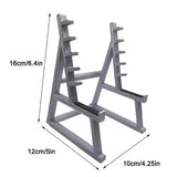 New with Barbells and Weights Barbell Rack Pen Holder Gym Theme Metal Stationery Storage Rack Mini Squat Rack Ornaments Gift