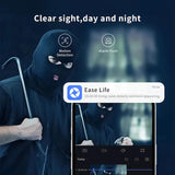 Ease Life App Security Baby Camera Indoor Home Security 2.4Ghz 1080P Pet Dog Camera with Phone App Motion Detection 2-Way Talk