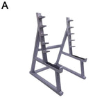 New with Barbells and Weights Barbell Rack Pen Holder Gym Theme Metal Stationery Storage Rack Mini Squat Rack Ornaments Gift