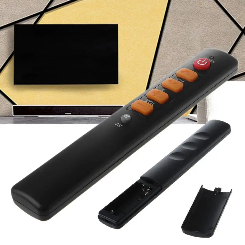 Smart Learning Remote Control for TV STB DVD DVB TV Box HIFI Universal Controller with 6 Big Buttons Easy Use for Elder