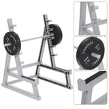 New with Barbells and Weights Barbell Rack Pen Holder Gym Theme Metal Stationery Storage Rack Mini Squat Rack Ornaments Gift