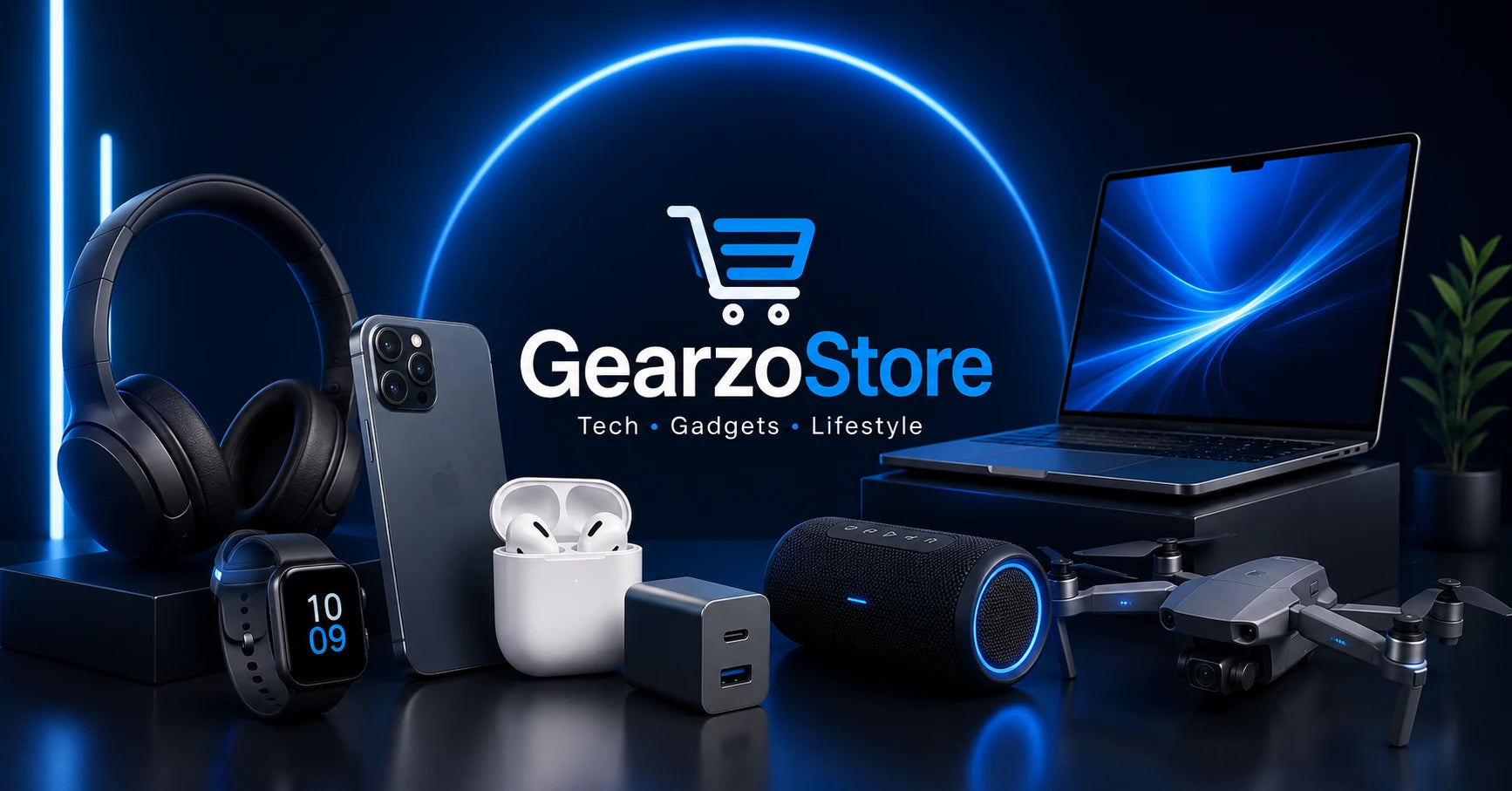 GearzoStore selection of smart tech, gadgets and lifestyle products